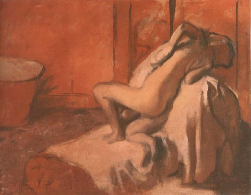 Edgar Degas After the Bath France oil painting art